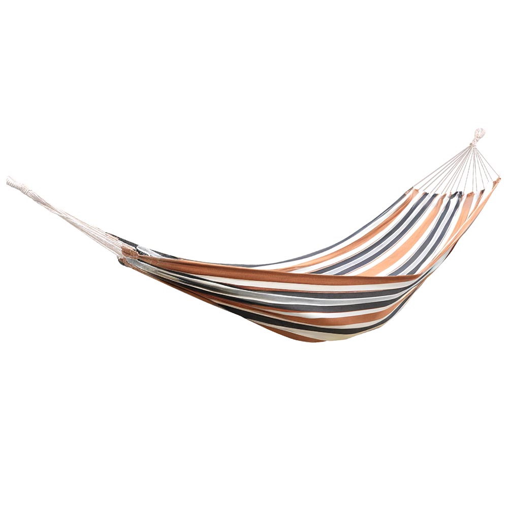  Gardeon Hammock Bed Outdoor Camping Hammocks Beige Grey - Au