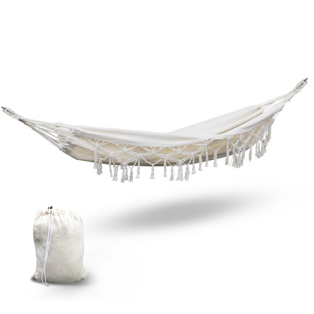  Gardeon Hammock – Bed Rope Tassel – Outdoor Chai