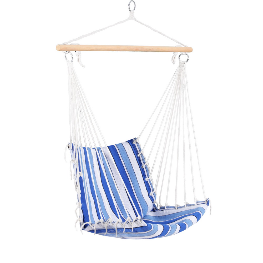 Gardeon Hammock Chair Swing Camping Blue - Australia Online - Gardeon Hammock Chair Swing Camping Blue - Australia Online